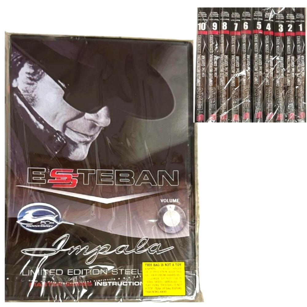 Guitar lessons Esteban Impala Steel String Series 1-10 NEW Limited Edition